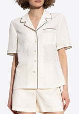 Linen Camp Short-Sleeved Shirt