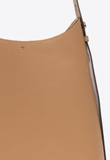 Large Romy Leather Shoulder Bag