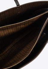 Tory Burch Large Perry Coated Canvas Tote Bag 174237 0-200