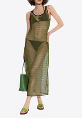 Mesh Midi Cover-Up Dress