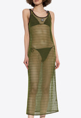 Mesh Midi Cover-Up Dress