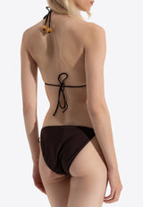 Bead-Embellished Bikini Bottom