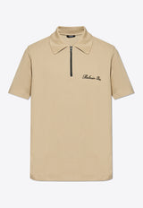 Balmain Signature Logo Polo T-shirt