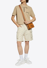 Balmain Signature Logo Polo T-shirt