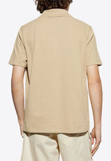 Balmain Signature Logo Polo T-shirt