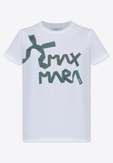 Max Mara Calcio Printed Logo T-shirt CALCIO 2521946061-010