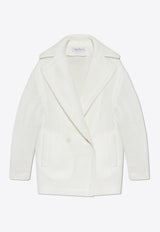 Max Mara Diorama Double-Breasted Mesh Coat