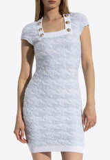 Balmain Tweed Mini Dress with Lurex Thread
