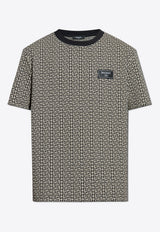 Balmain PB Labyrinth Jacquard T-shirt