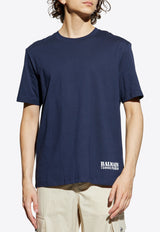 Balmain Small Logo Stamp Print T-shirt
