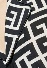 Balmain PB Labyrinthe Monogram Bowling Shirt
