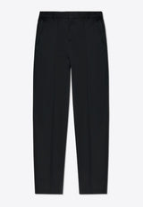 Balmain Straight-Leg Tailored Wool Pants