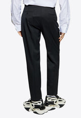 Balmain Straight-Leg Tailored Wool Pants