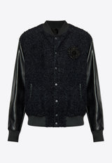Balmain Écusson Embroidered Varsity Bomber Jacket
