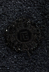 Balmain Écusson Embroidered Varsity Bomber Jacket