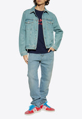 Balmain Straight-Leg Washed-Out Jeans