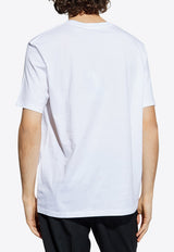 Balmain Logo Print Crewneck T-shirt
