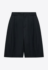 Balmain Bermuda Tailored Wool Shorts