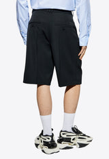 Balmain Bermuda Tailored Wool Shorts