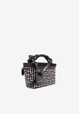 Balmain B-Army Monogram Canvas Vanity Bag FN1BG022 TJGH-GFE
