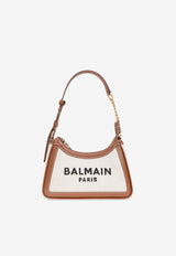 Balmain B-Army Canvas and Leather Shoulder Bag FN1BT743 TCFE-GEM