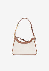 Balmain B-Army Canvas and Leather Shoulder Bag FN1BT743 TCFE-GEM