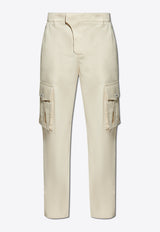 Balmain Cargo Pants with Logo-Label
