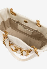 Balmain Small 1945 Calfskin Tote Bag FN1FD871 LTFL-0DA