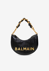 Balmain 1945 Soft Moon Calfskin Shoulder Bag FN1BQ954 LETF-0PA