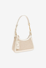 Balmain B-Army Canvas and Leather Shoulder Bag FN1BT999 TJQJ-GSQ