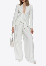 Max Mara Ghiotto Wrap Blazer White GHIOTTO 2521046041-012
