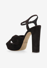Jimmy Choo Heloise 120 Suede Platform Sandals