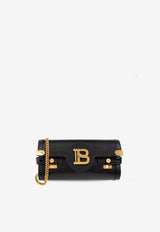 Balmain B-Buzz 23 Leather Clutch Bag FN1LE596 LAVE-0PA