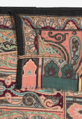 Paisley Print Silk-Blend Scarf