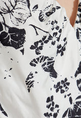 Palermo Printed Silk Corset Top