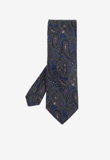 Paisley Jacquard Silk Tie
