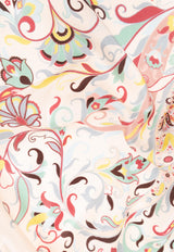 Paisley Print Silk Scarf