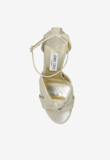 Rosie 100 Shimmering Suede Sandals