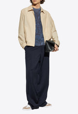 Paisley Print Crewneck Sweater