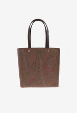 Etro Medium Paisley Jacquard Tote Bag Brown WP1D0025 AA001-M0019