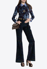 Chenille Jacquard Long-Sleeved T-shirt