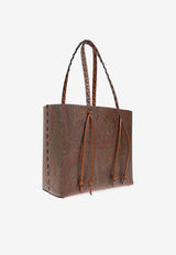 Paisley Jacquard Tote Bag