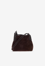 Etro Mini Libra Suede Crossbody Bag Brown WP1D0041 AP343-M0406