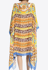 Etro Floral Print Beach Midi Dress