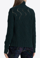 Etro Knitted Cashmere Turtleneck Sweater