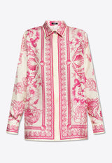 Versace Underwater Barocco Long-Sleeved Shirt