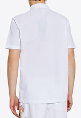 Versace Graphic Print Polo T-shirt