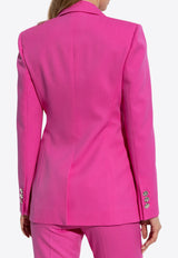 Versace Single-Breasted Wool Blazer