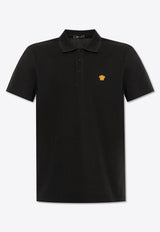 Versace Medusa Embellished Polo T-shirt
