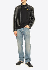 Versace Medusa Embellished Polo T-shirt
